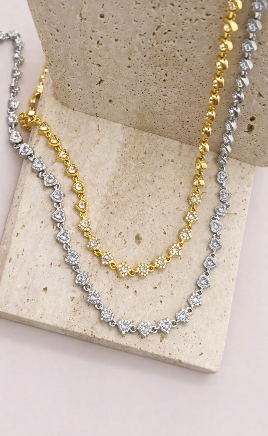 Collana cuori Luxury
