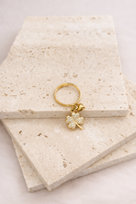 Anello quadrifoglio cuore