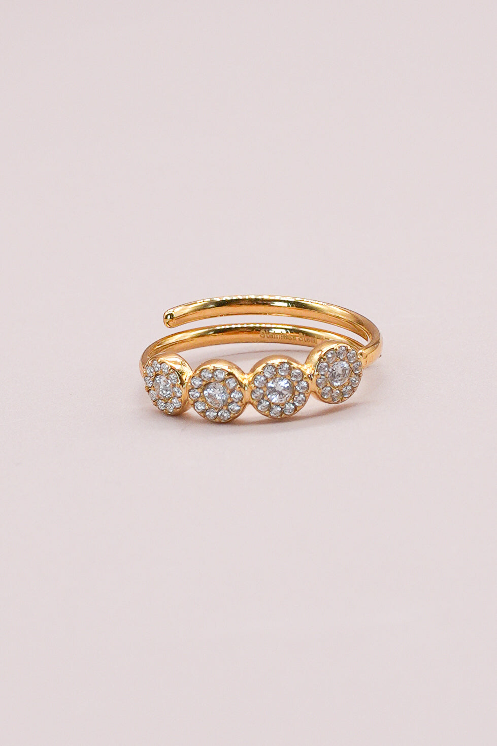 Anello Pavé tondo