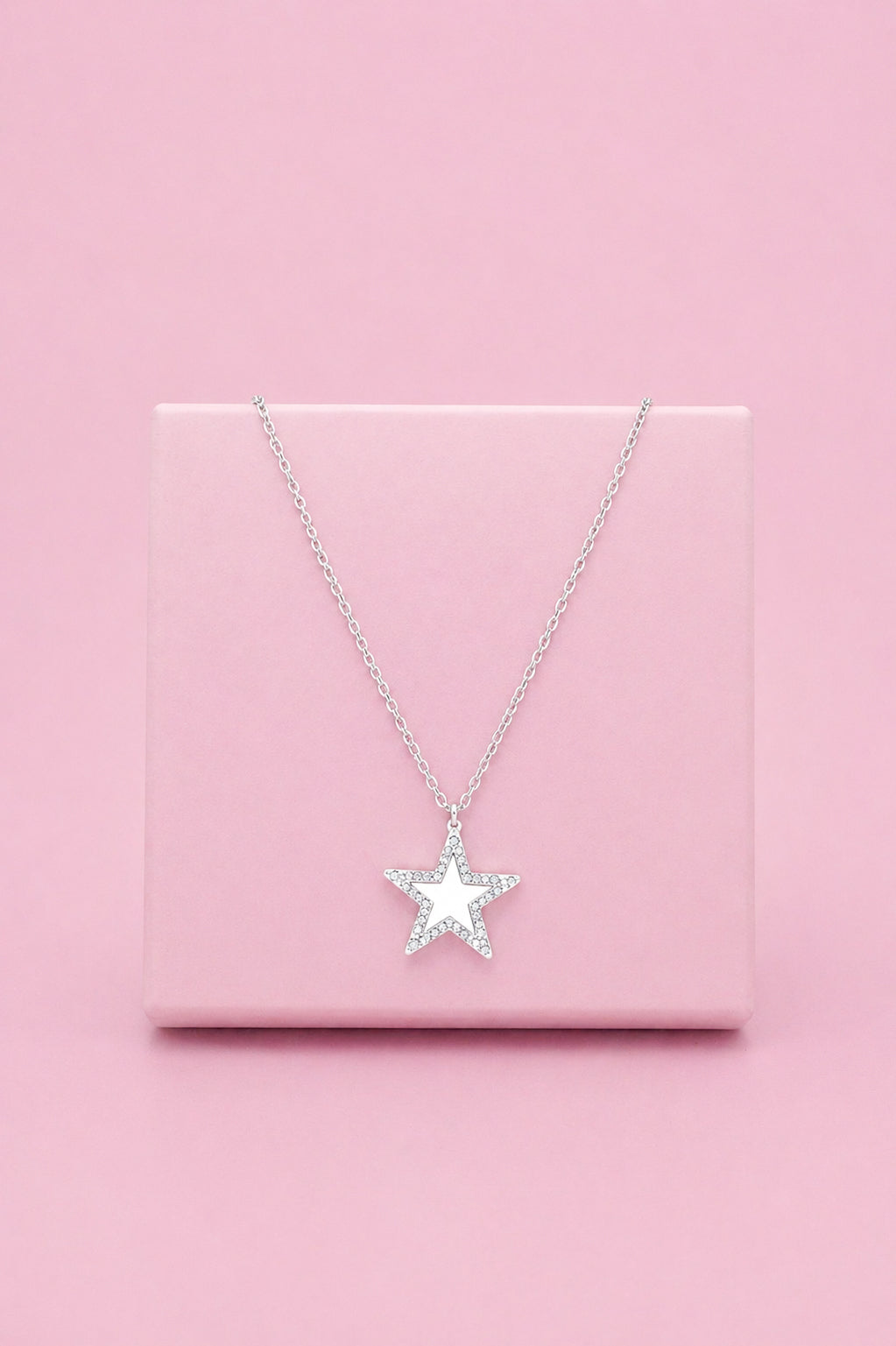 Collana stella strass