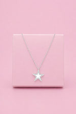 Collana stella strass