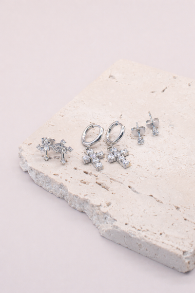 Set orecchini croce Yvette