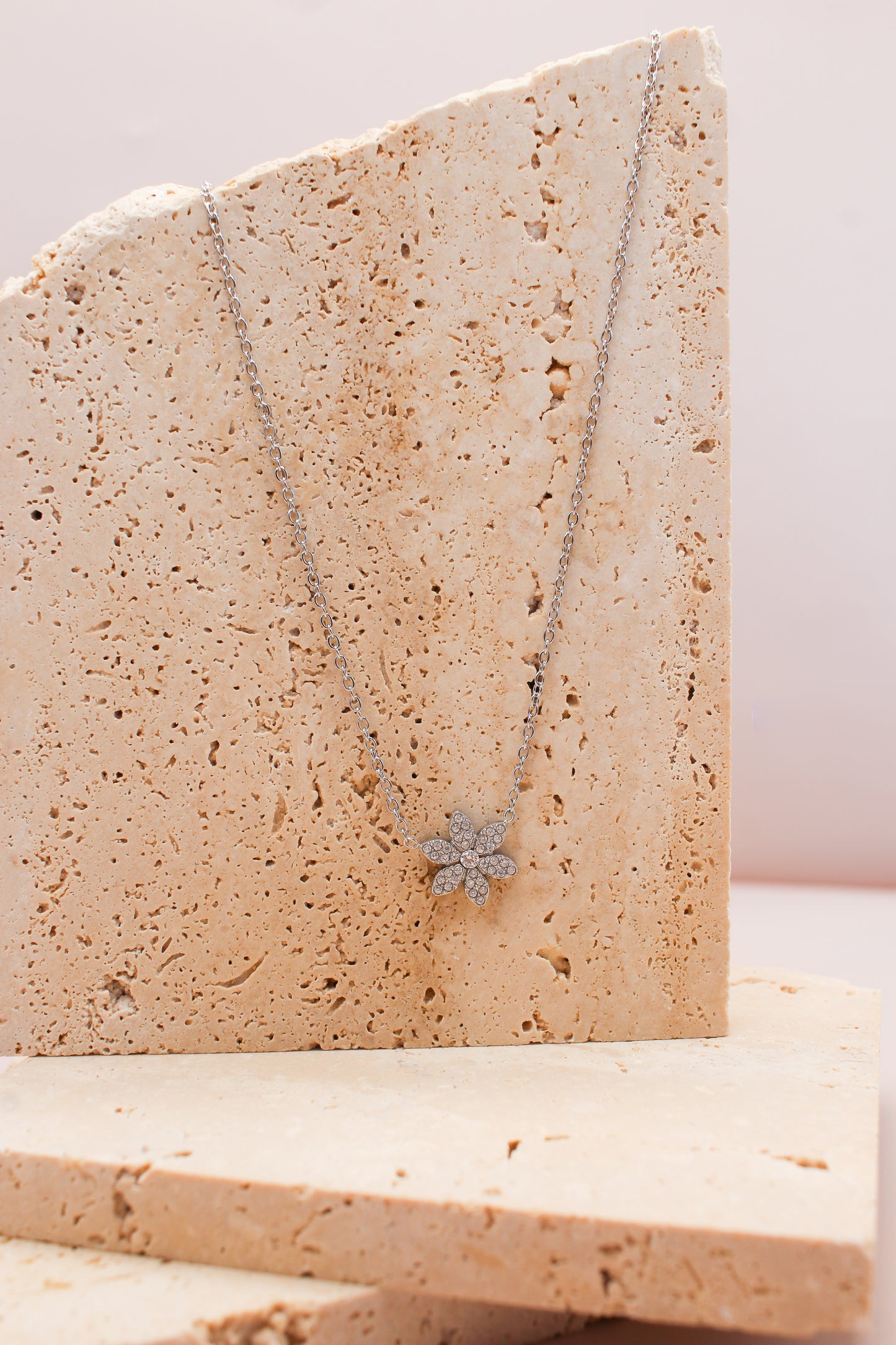 Collana Fiore strass