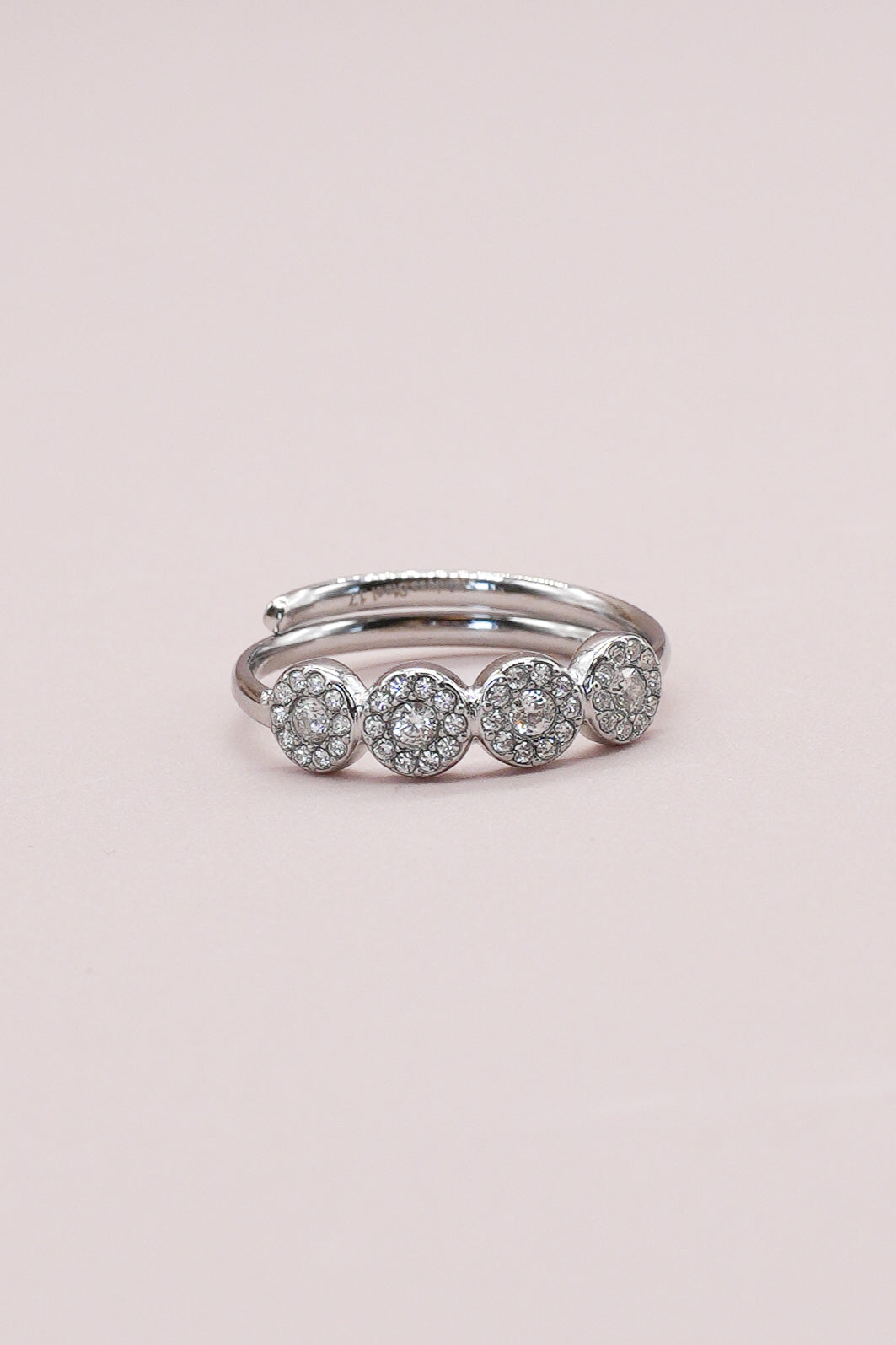 Anello Pavé tondo