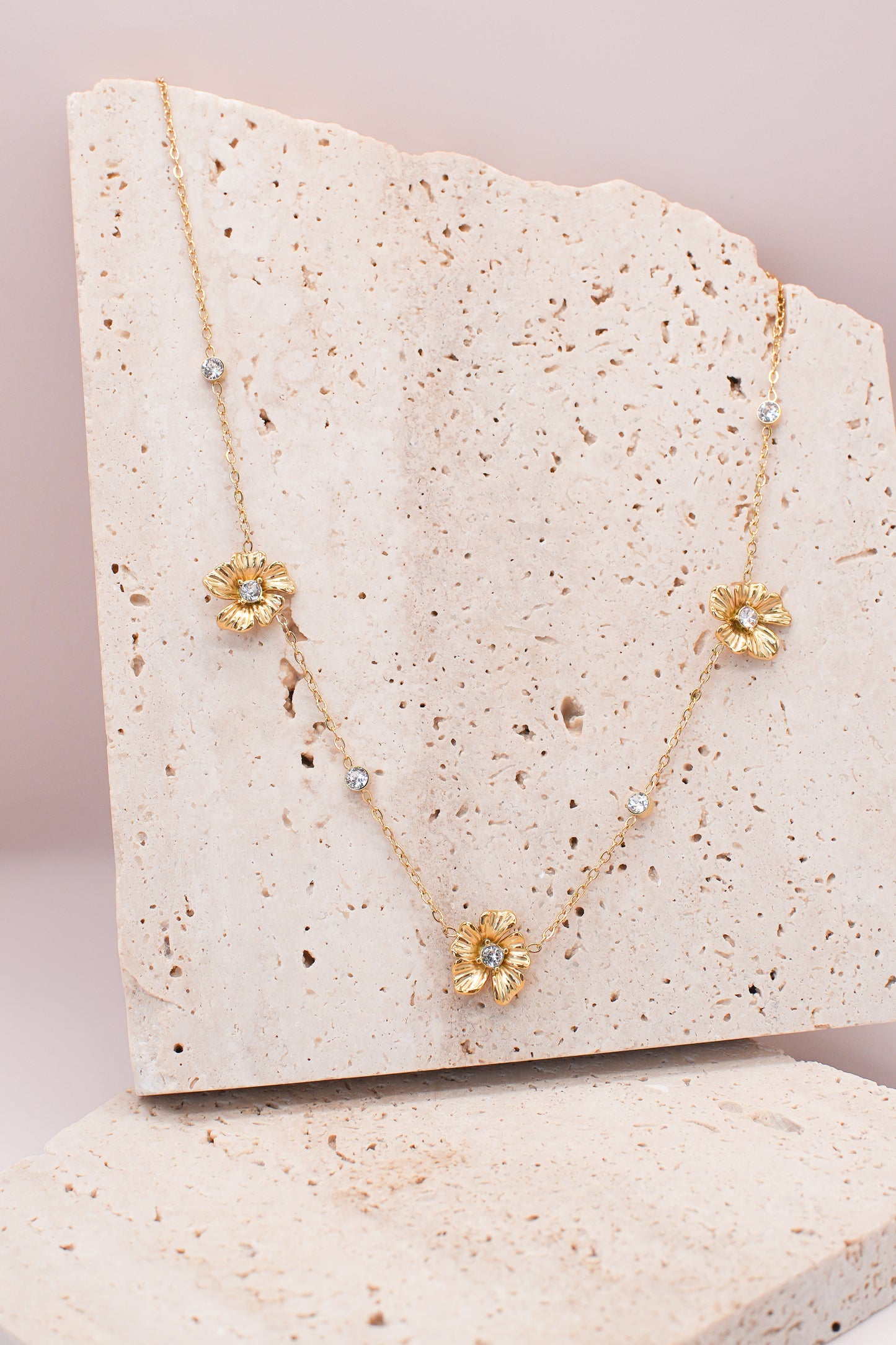 Collana Flower diamond