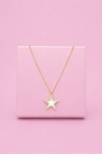 Collana stella strass