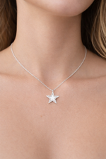 Collana stella strass