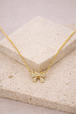 Collana Fiocco strass
