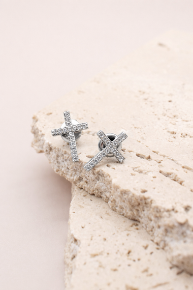 Orecchini Mini croce