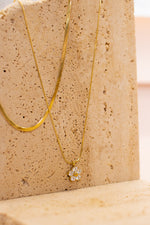 Collana doppia snake Fiore