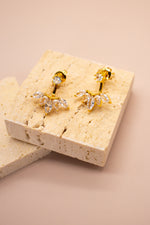 Orecchino ventaglio strass