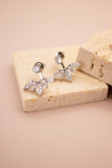 Orecchino ventaglio strass