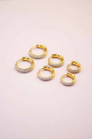 Set cerchietti strass