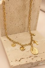 Collana charms oro - toni caldi