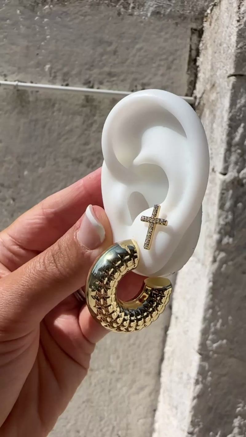 Orecchini Mini croce